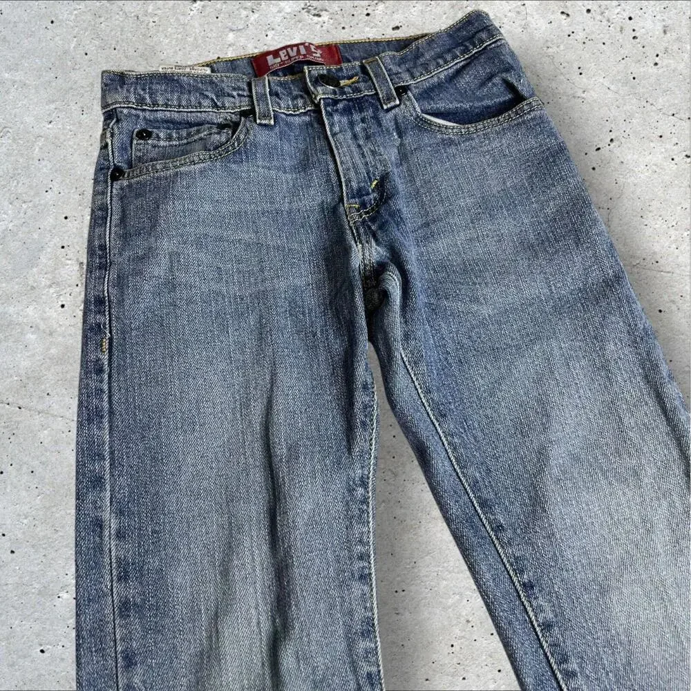 RARE Levi's Double‎ Sided Red Tab Error Denim Jeans Size 26x26 1/2